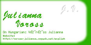 julianna voross business card